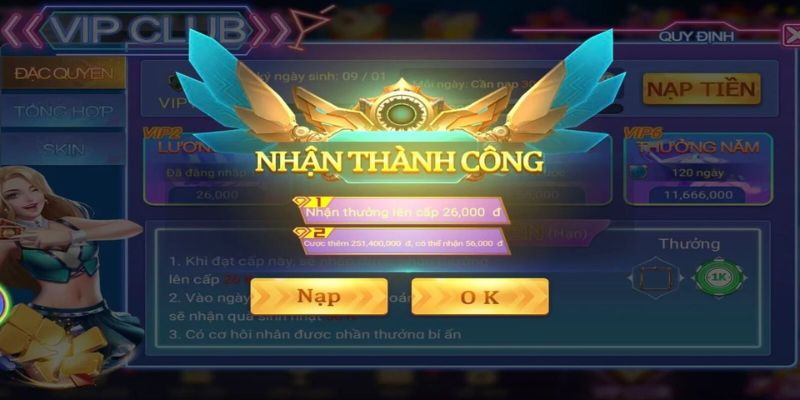 Ưu đãi cho sảnh casino 789club