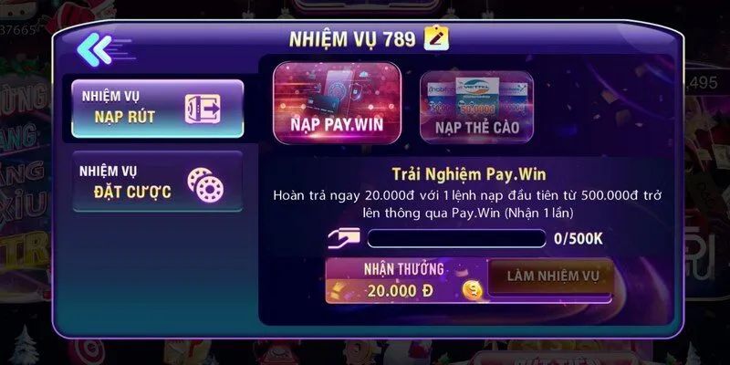 Khuyến mãi khủng dành cho tân thủ 789CLUB